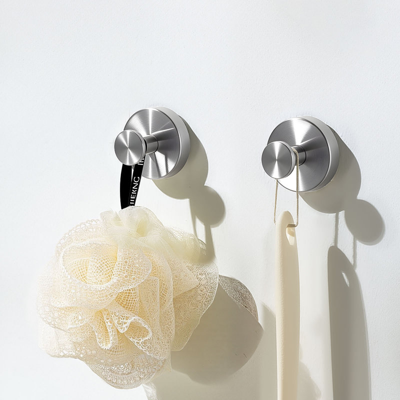 Crochets à ventouse pour la douche sans perçage en acier inoxydable