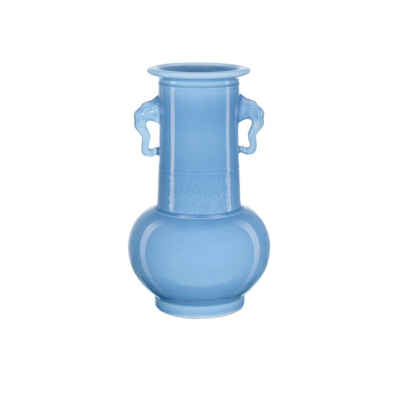 Sky Blue Handmade Table Vase