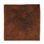 Table d'appoint contemporaine brun foncé, 12,5 po x 18 po, finition résistante aux égratignures, ajout de bureau P, P, accent de patio lisse