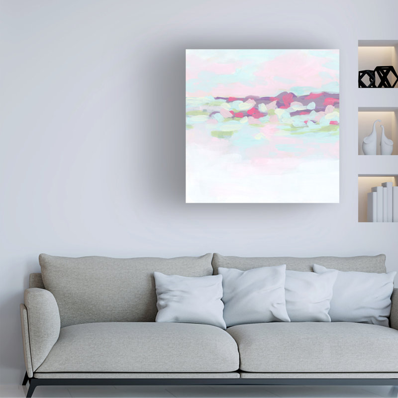 «June Erica Vess Rose Quartz Shore I», art sur toile, H 24 po x l 24 po x P 2 po