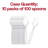 Clear Medium Heavy Weight Teaspoons - 1000 Teaspoons
