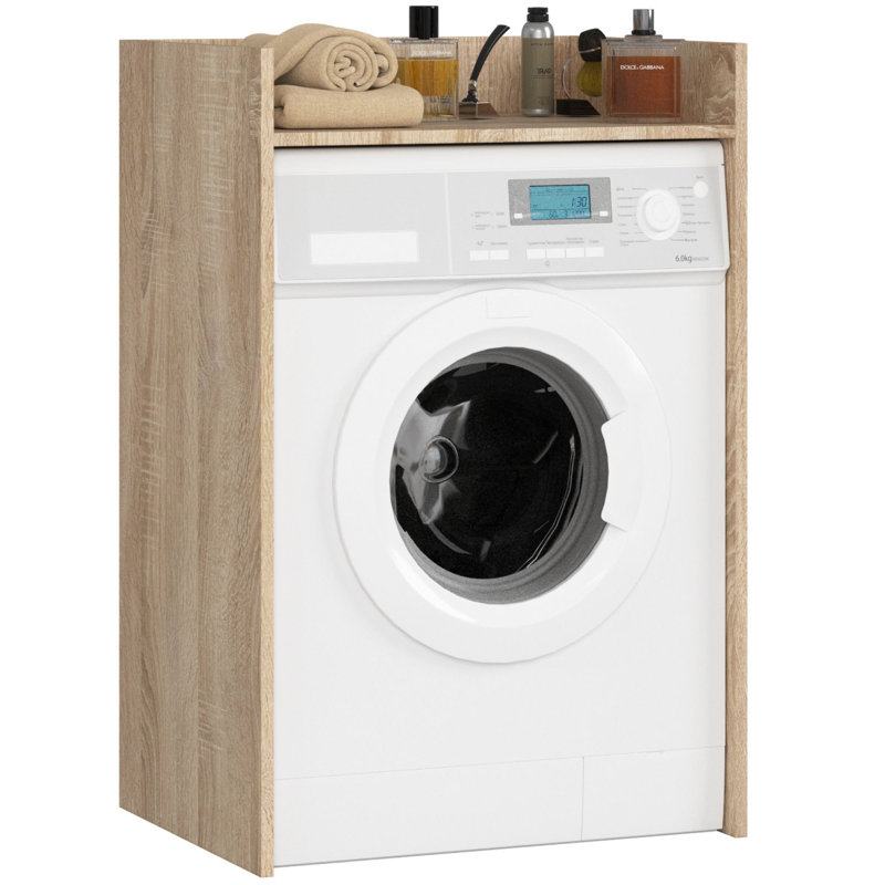 Laz-Son Freestanding Bathroom Cabinet, Natural