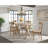 Eugley Extendable Acacia Solid Wood Top Dining Table