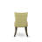 5 Piece Dinette Set for 4 Includes a Rectangle Rustic Wood Dining Room Table and 4 Limelight Linen Fabric Parsons Dining Chairs, Distressed Jacobean-708523504-708523505-708523468