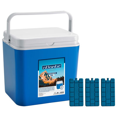 Cool Box & Freezer Blocks - 30L - Blue