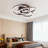 Alliber 3 - Light 23.23'' Simple Geometric LED Semi Flush Mount-788006203