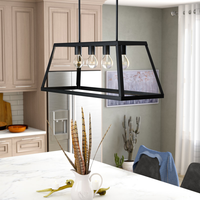 Murray 4 - Light Kitchen Island Pendant, Black