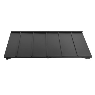 Awntech Houstonian Standing Seam Metal Fixed Awning with Closed Sides