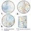 «White Forest Window View - Farmhouse Windows», art mural-850053626-850053569