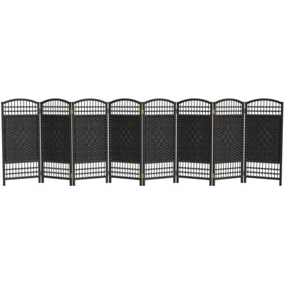 Short Fiber Weave Folding Screen