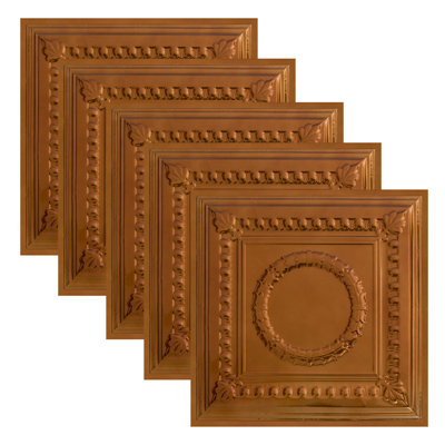 Great Lakes Tin Cleveland Lay-In Ceiling Tile (Pack Of 5)