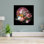 «Vibrant Floral Circle», art classique classique coloré et coloré
