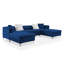 Canapé modulaire d'angle avec repose-pieds 71,5 po Ciabattoni-103958682