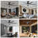 52" Elvert Flush Mount Ceiling Fan with LED Lights