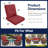 Schutt 22" W Olefin Outdoor Seat/Back Cushion with Removable Zippered Covers-88582762-106870687