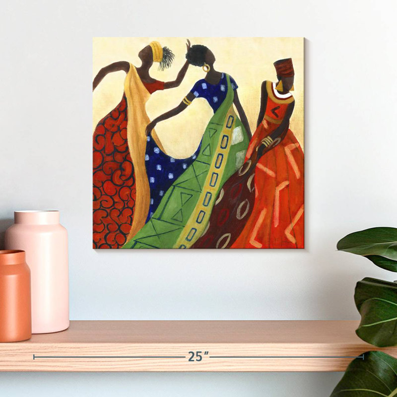 Les femmes navettes de Marrakech I, H 16 po x l 16 po