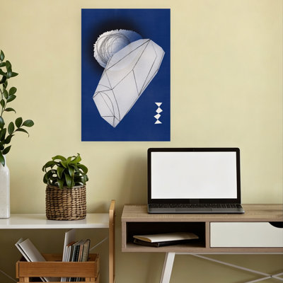 Modern Crystal Geometry Abstract Landscape Nature Wall Art Print