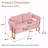 Teddy fleece 2-seater Sofa, Metal Frame-247749769
