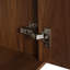 Meuble-lavabo mural de luxe en bois massif de style médiéval 24 po