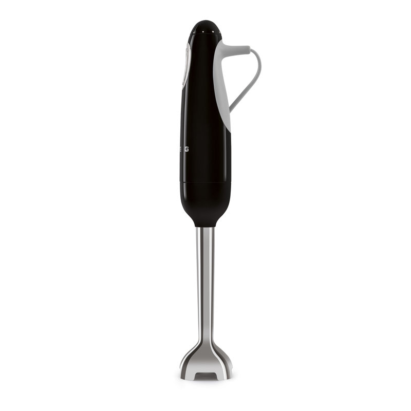 50's Retro Style Hand Blender w/ Premium Packaging, Black Glossy
