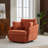Upholstered Swivel Chair With 2 Side Pillows-213770546