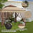 11' X 11' Pop Up Canopy, Outdoor Patio Gazebo Shelter With Removable Zipper Netting