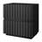 Jaylen 24" Wide Rectangular Fluted Nightstand in Black Grain-753986411