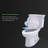 Round Slow-Close Toilet Seat with Adjustable Hinges and Easy Removal Mechanism in White Molded Wood, Standard Size Fit-52989297