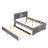 Upholstered Platform Bed with Trundle