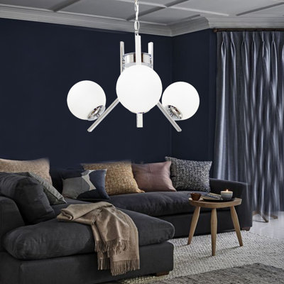 Aadhav 3-Light Shaded Chandelier