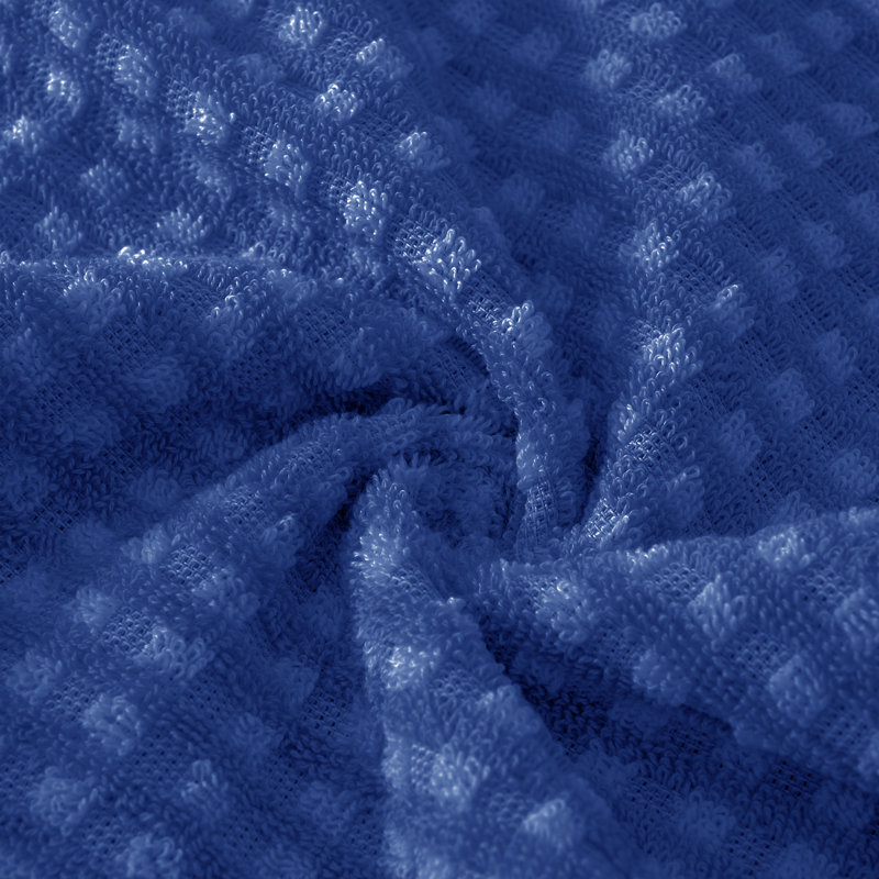 Ensemble de serviettes 6 pièces 100% coton, Bleu