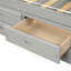 Lit plateforme simple en bois massif avec 6 tiroirs-1627732610