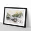 Mountain Stream View - Framed Print-56915320-56915322