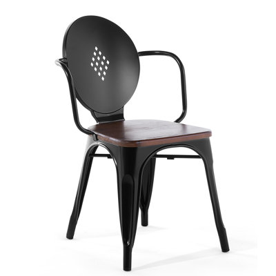Outdoor Patio Dining Armchair with Cushion