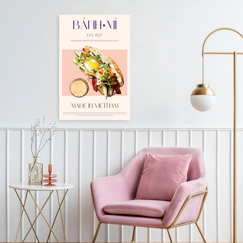 Delicious Vietnamese Banh Mi by Nazma Khokhar - Wrapped Canvas Print, 60.96 cm H x 40.64 cm W