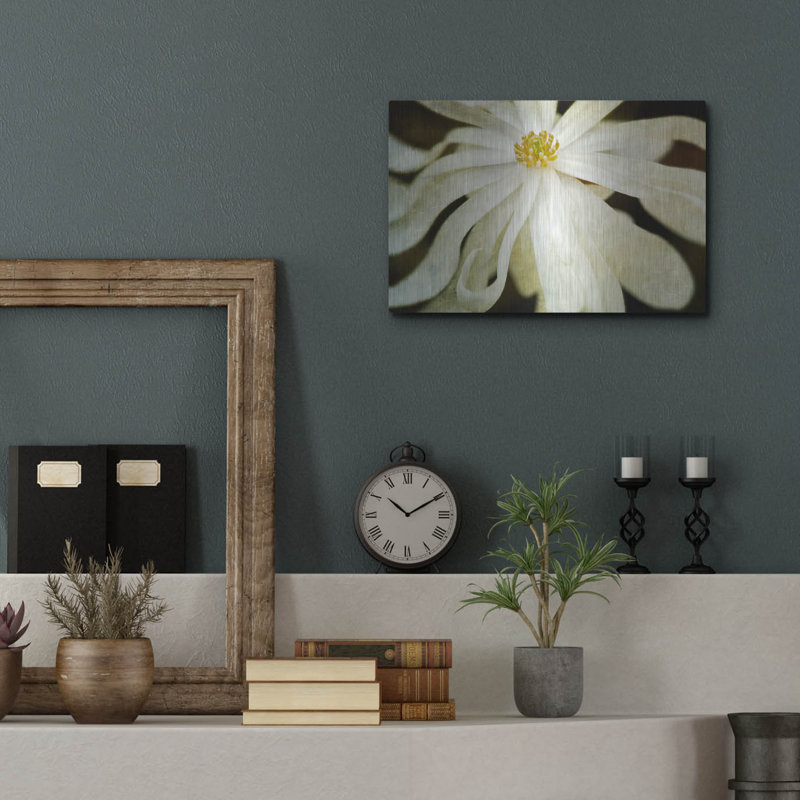 «White Flower» par Dennis Frates, H 12 po x l 16 po