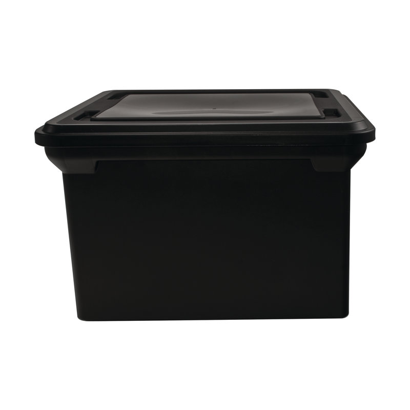 File Tote with Lid