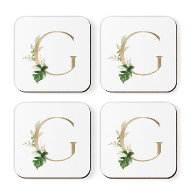 Sous-verre à monogramme Exotic