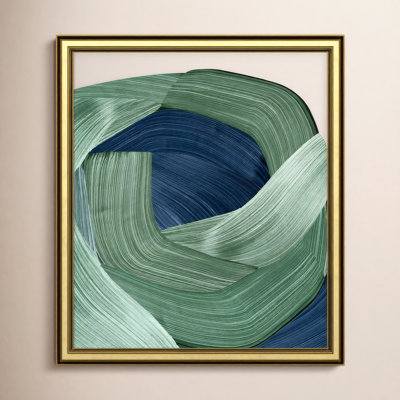 Inga "Harmonious Green II" Painting