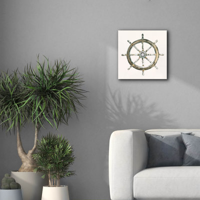 Toile épique «At The Helm 1» par Emma Caroline, 18 po x 18 po