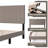 Queen Size Upholstered Platform Bed-1368982805