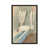 Toile encadrée de bois rustique foncé