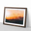 Sunset over the Hills and Mountains - Picture Frame Painting Print-56705909-56705910