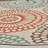 Ivory Round Polypropylene Rug-473678355