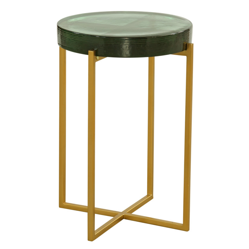 Ackeron 21" Accent Table, Green