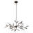 Malinda 6-Light Chandelier in Bark by Breegan Jane