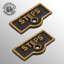 Steps name signs switch labels, étiquette de plaque