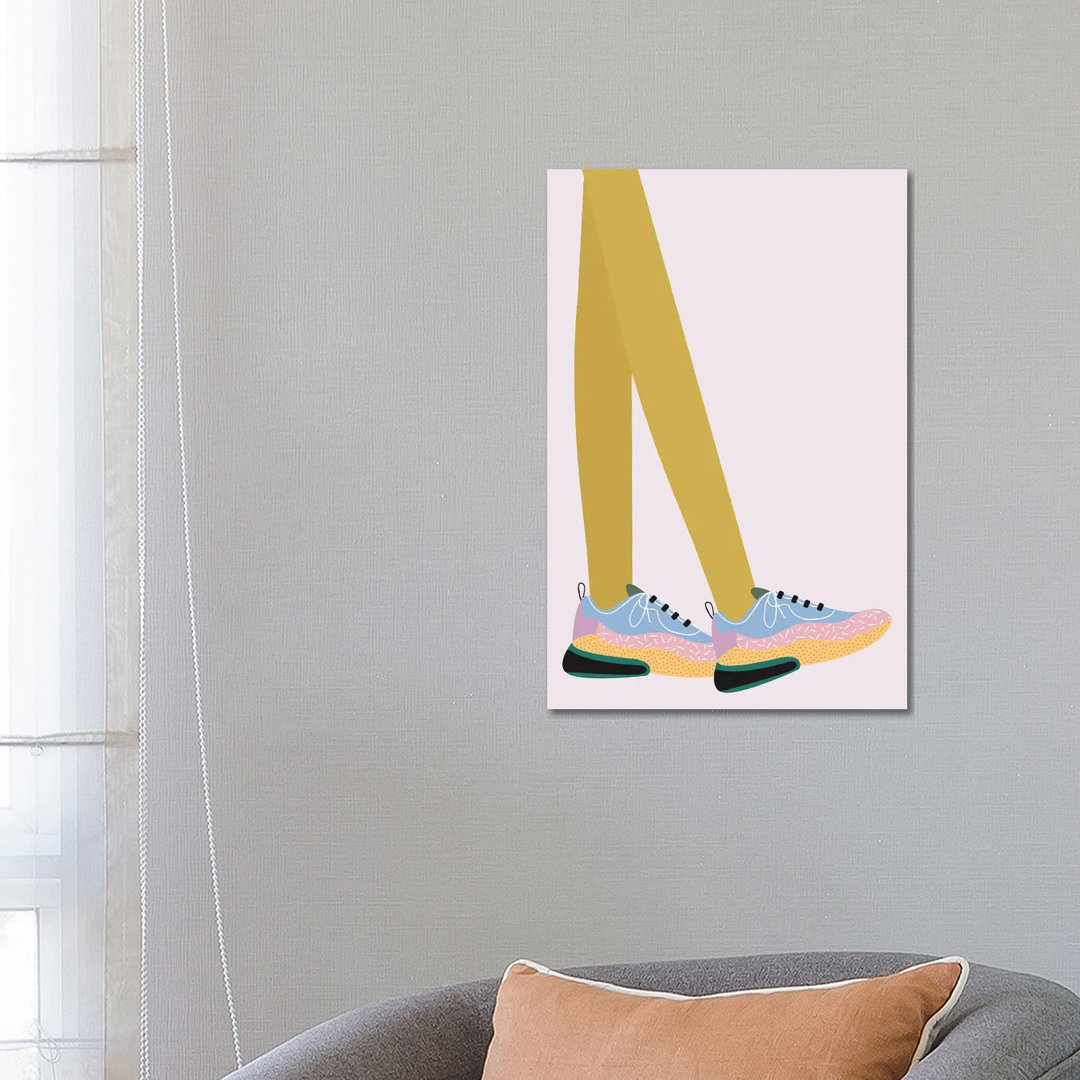 Nice Kicks von Carmen Jabier - Galerie-Giclée auf Leinwand