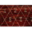Tapis oriental marocain en laine à motif treillis 7 x 10