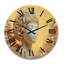 Horloge murale en bois massif Parneet-466652339